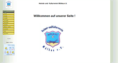 Desktop Screenshot of heimatverein-moelkau.de