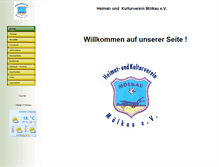 Tablet Screenshot of heimatverein-moelkau.de